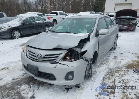 2013 Toyota Corolla Le z USA, uszkodzony, nr VIN 2T1BU4EE9DC955125